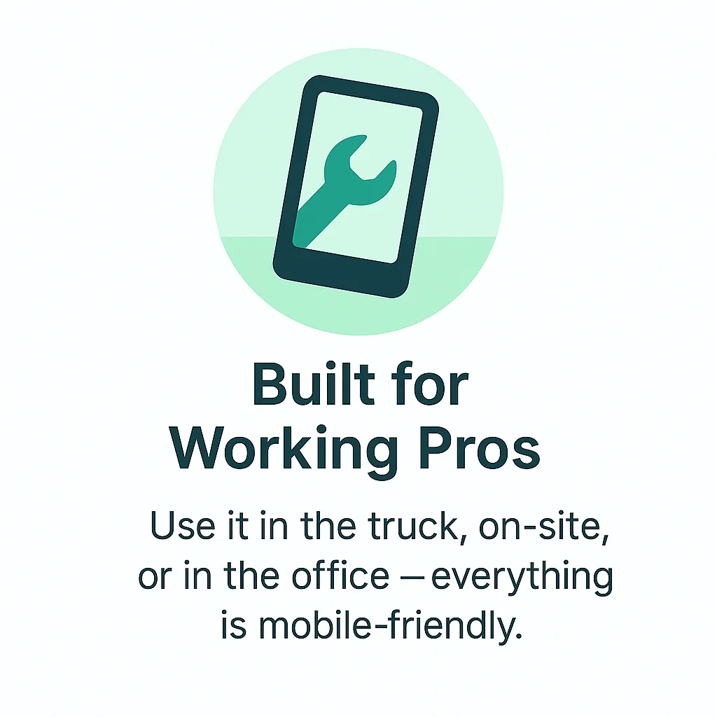 Built for working pros