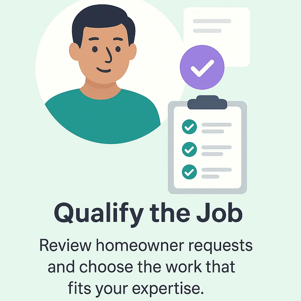Review and qualify incoming job requests