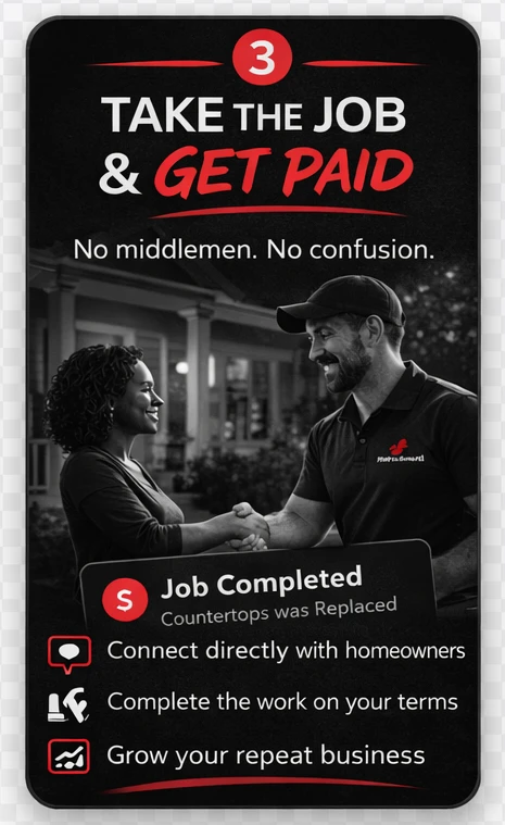 Complete jobs and grow your clientele